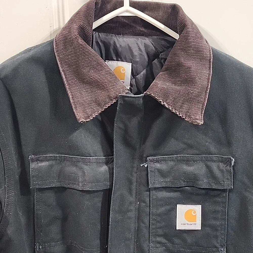 Carhartt Insulated Jacket - 42 Regular Black - Picture 2 of 9